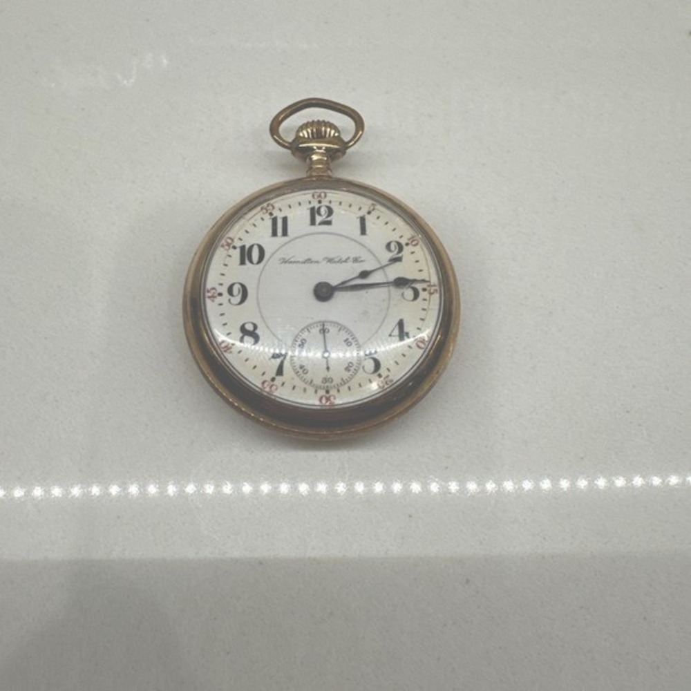 Hamilton Pocket Watch 940 21J Railroad Grade Movement 18s